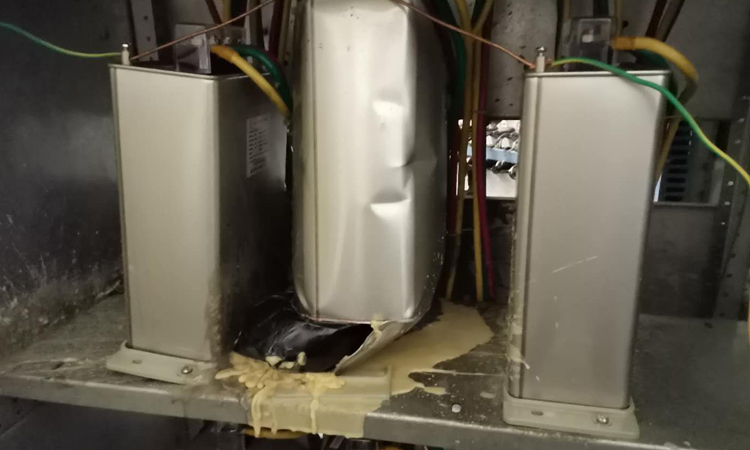 低壓電力電容器常見故障&mdash;滲漏油